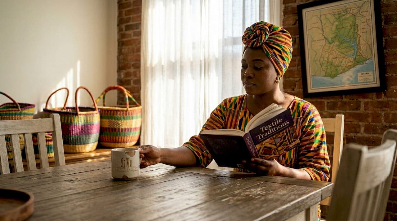 Style culturally rich West African attire confidently