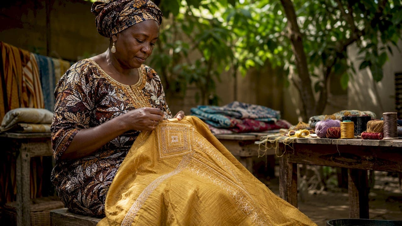 The Role of Embroidery in West African Dress