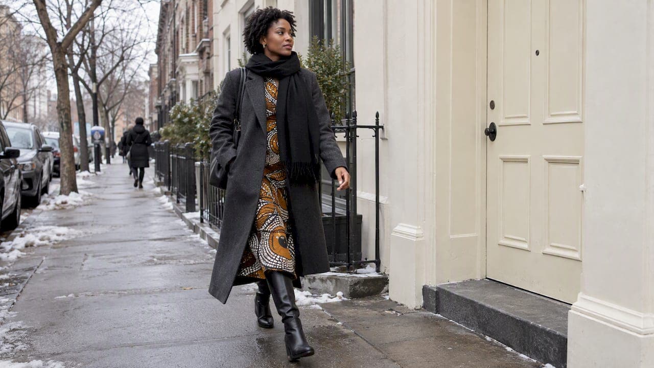 Ankara Winter Outfits: How to Layer Prints for Cold Weather